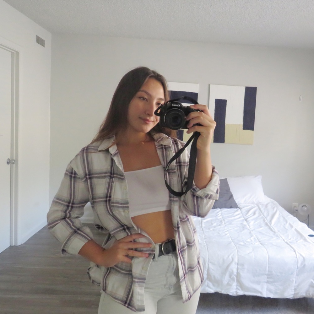 Old Navy Button Up Boyfriend Flannel